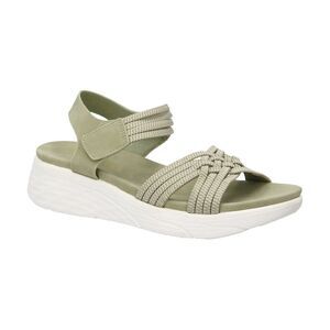 Cipriata Womens/Ladies Eletta Crossover Strap Sandals / Sage Green